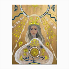 Img 5741 Goddess Lada and amulets, acrylic Canvas Print