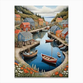 Peace Village Canvas Print