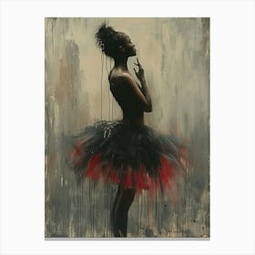 Black And Red Canvas Print Canvas Print