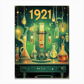 Aihrgdesign A Vintage Scientific Poster Celebrating The Disco 6e9f47de 4142 4e62 Bc04 5fbb8469bdb2 1 Canvas Print