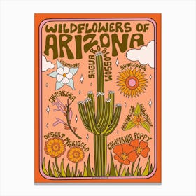 Arizona Wildflowers Canvas Print