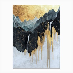 Carstensz Peaks Abstract Serenity Canvas Print