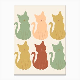 Kitty Cats Canvas Print