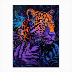 Jaguar In The Jungle 4 Canvas Print