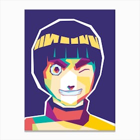 Rock Lee Anime Wpap Leinwandbild