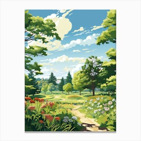 Royal Botanical Gardens Burlington Canada Illustration 2  Canvas Print