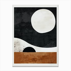 Bishkek Stone Park Bauhaus Minimalist Canvas Print