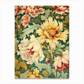 Floral Wallpaper 189 Canvas Print