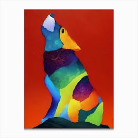 Wolly Wolf Canvas Print