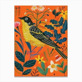 Spring Birds Cowbird 4 Canvas Print