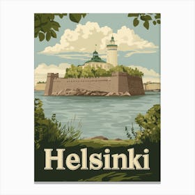 Aihrgdesign A Mid Century Modern Travel Poster For Helsinki 1 Lienzos