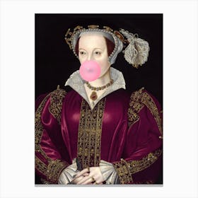 Bubble-Gum Tudor Canvas Print
