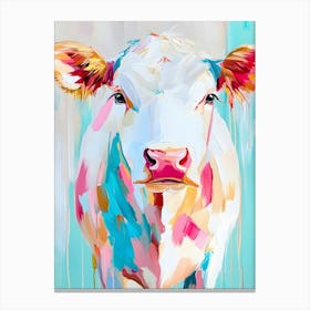 Eclectic Cow Canvas Print