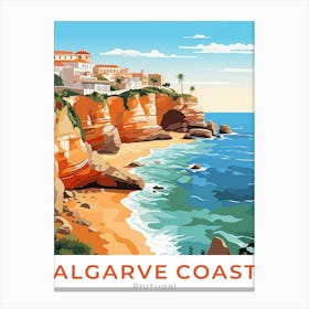 Portugal Algarve Coast Travel Canvas Print