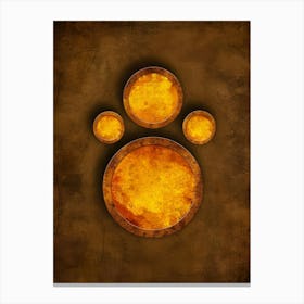 Paw Print 1 Canvas Print