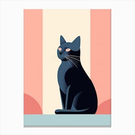 Black Cat Canvas Print