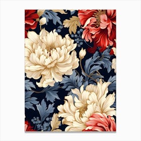 Floral Tile 2 Canvas Print