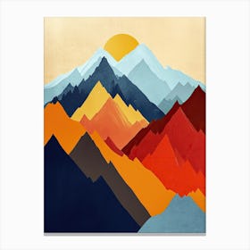 Mountain Peaks 6 Canvas Print