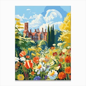 Sissinghurst Castle Garden United Kingdom Illustration 1 Canvas Print