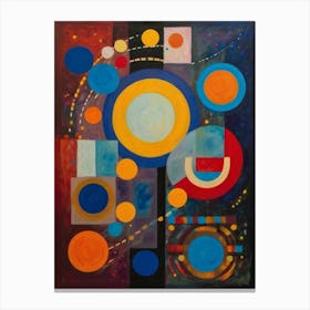 Abstract Circles 7 Canvas Print