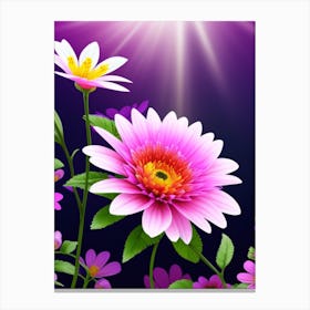 Flowers In The Sun Canvas Print