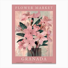 Flower Market - Grannada Canvas Print