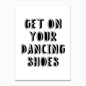 Arctic Monkeys Dancing Shoes Canvas Print