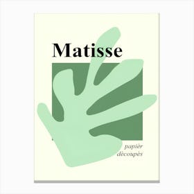 Matisse Paper Decoques Canvas Print