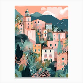 Ravello, Italy Illustration Canvas Print