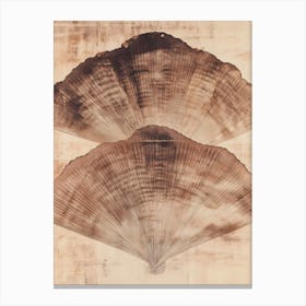 abstract fans leaves Canvas Print