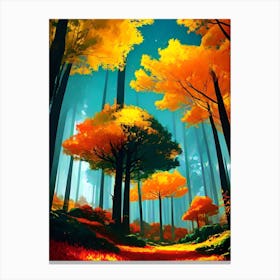 Autumn Forest 15 Canvas Print