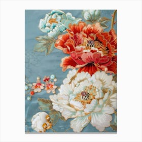 Chinese Silk Canvas Print