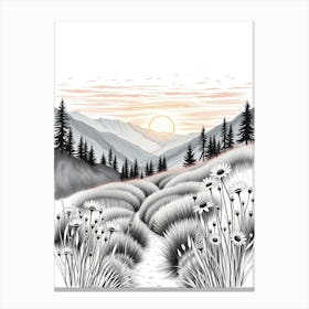 Landscape Painting 8 Canvas Print