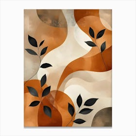 Abstract Leaves Canvas Print 10 Canvas Print