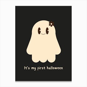 My First Halloween Canvas Print