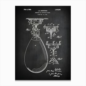 Boxing Patent Boxing Bag Poster Boxing Blueprint Sparring Boxing Decor Boxing Wall Art Historic Boxing Patentprint Sb5421 Canvas Print