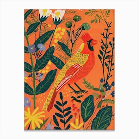 Spring Birds Cardinal 1 Canvas Print