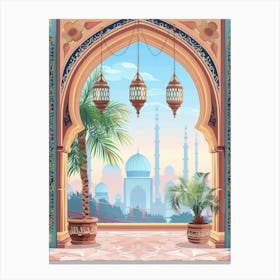 Islamic Interior Canvas Print