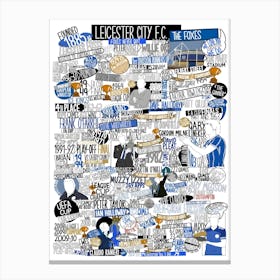 Leicester City 5 Canvas Print