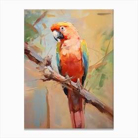 Bird Painting Macaw 1 Canvas Print