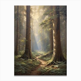 Path In The Woods 3 Canvas Print