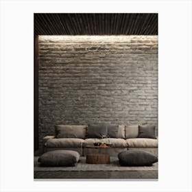 Modern Living Room 6 Canvas Print