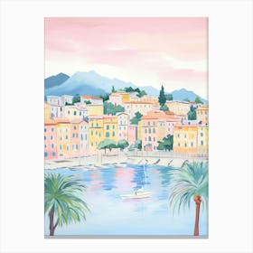 Santa Marghareta, Italy Colourful View Canvas Print