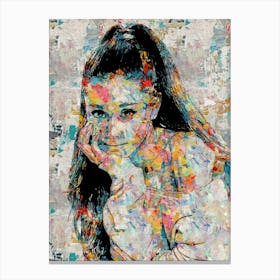 Ariana Grande Portrait Canvas Print