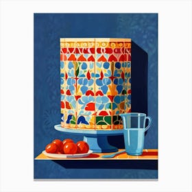 Tiled Cake Canvas Print