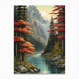 Autumn In The Mountains Canvas Print