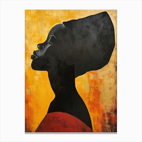 The African Woman; A Boho Image Canvas Print