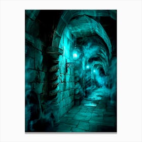 Ghostly Tunnel Canvas Print