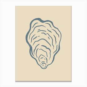 Oyster Shell Canvas Print