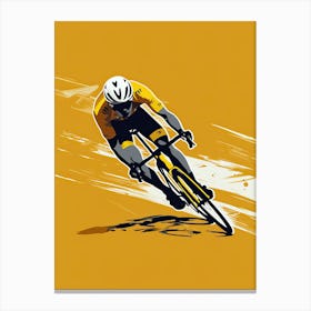 Speed And Freedom Cycling Canvas Print